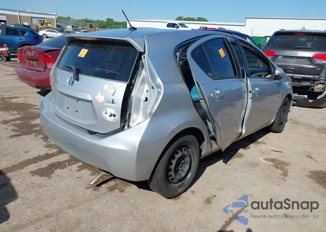 2012 Toyota Prius C One from USA, damaged, VIN JTDKDTB30C1520848